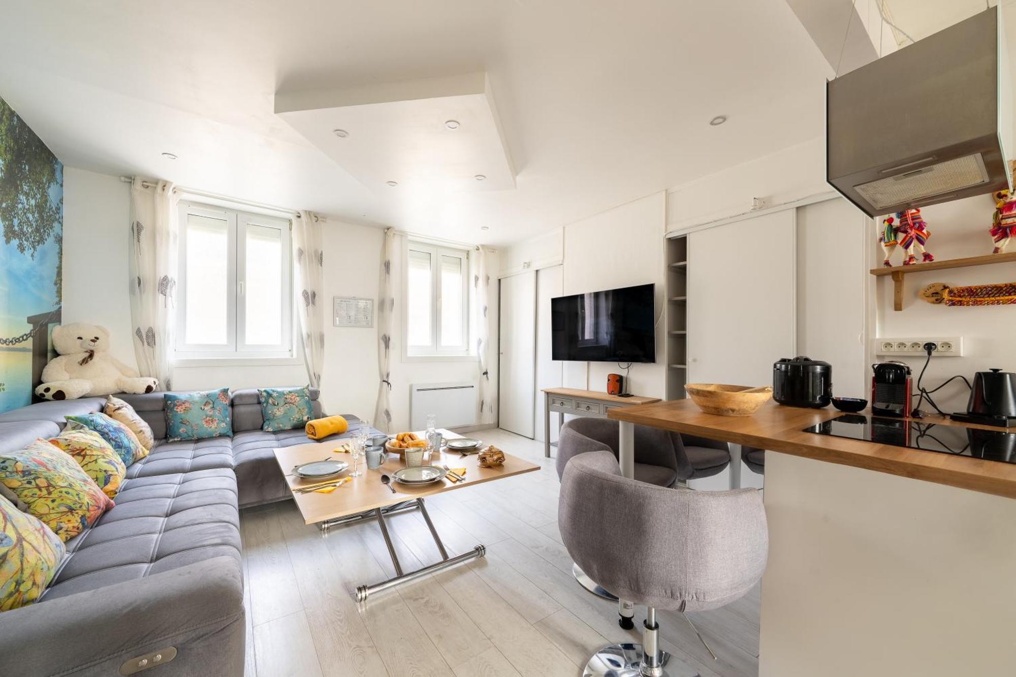 Casa Inca Calais - Duplex Soleil Latino - Parking Free, Station Apartment Exterior photo